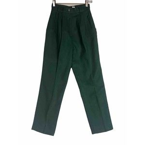 Savannah Wool Vintage Pants Women’s 4 Petite Green Style 2518 WPL 9714 EUC
